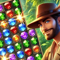 Play Legendary Gems - Match 3 - لعبة الرياضيات المجانية