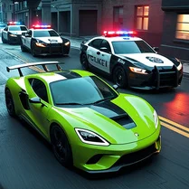 Play Mad Pursuit: Police Chase Game - Free Math Game