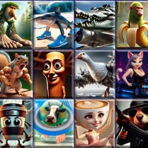 Play Mahjong Italian Brainrot Neuroanimals - Free Math Game