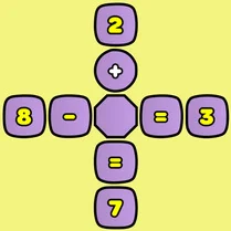 Play Math crossword puzzle - Jeu de mathématiques gratuit