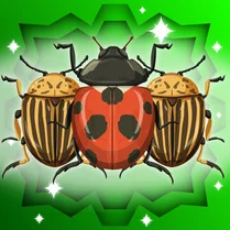 Play Merge the bugs in the jar!