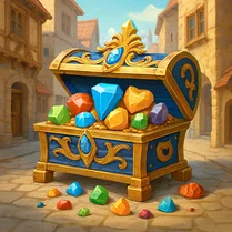 Play Merge diamonds: A world of treasures!