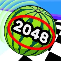 Play Merge fruits: 3d watermelon 2048