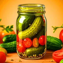 Play Merge the Pickles - Get to the Watermelon - Juego de Matemáticas Gratis