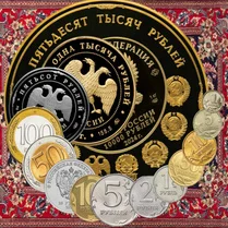 Play Merge Russian kopecks and rubles! - Jeu de mathématiques gratuit