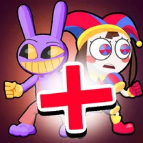 Play Merge War: Digital Circus - Free Math Game