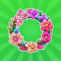 Play Merge: Wreath of Flowers!