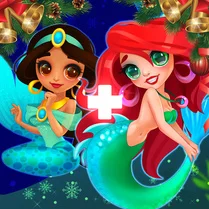 Play Mermaid: Puzzle and Merge - Jeu de mathématiques gratuit