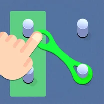 Play Move the rubber bands: Logic puzzle