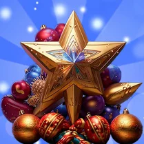 Play New Year glass balls 2048 - Jeu de mathématiques gratuit
