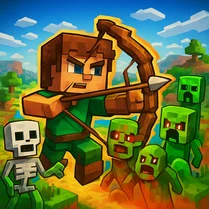 Play Noob: Epic master archer - Jeu de mathématiques gratuit
