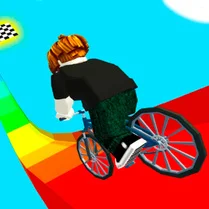 Play Noob Obby: +1 Bike Speed - Free Math Game