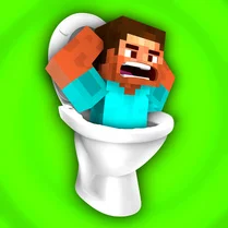 Play Noob versus Skibidi Toilets