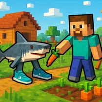 Play Noob village - 무료 수학 게임