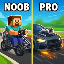Play Noob vs Pro: Build a car