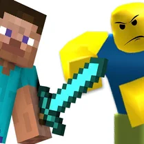 Play Noob vs Pro RobCraft. MineBlock War Strategy