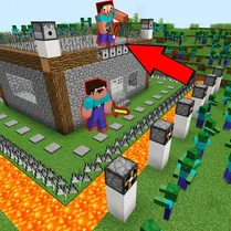 Play Noob's War and Strategy against Zombies