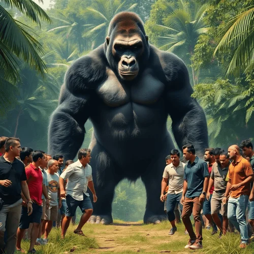 Play Obby: 100 Humans vs 1 Gorilla - Free Math Game