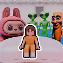 Play Obby: Escape from the Alien Lab 2! - Free Math Game