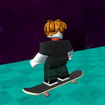 Play Obby: space skateboard