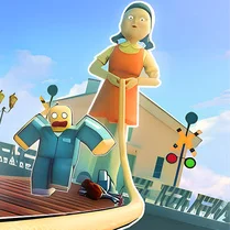 Play Obby the Squid Jump Rope