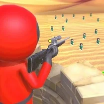 Play Obby: squid game 2 shoot! 011 number - Jeu de mathématiques gratuit