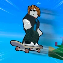 Play Obby: Super-Speed Skateboard - Free Math Game