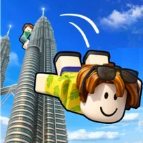 Play Obby Tower Jumping: Wings and Pets - Free Math Game