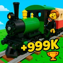 Play Obby: Training on the train - Free Math Game