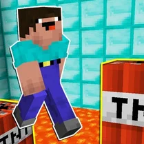 Play Parkour of Noobik: Obby Multiplayer - Free Math Game