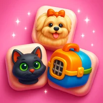 Play Pets, Find and Merge Tile Match
