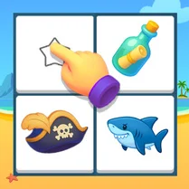 Play Pirate Labubu: Match Pairs - Free Math Game