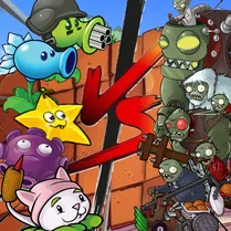 Play PlabPlants VS Zombie: Roof - Free Math Game