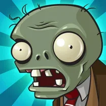 Play Plants vs zombies. Night defense of the house