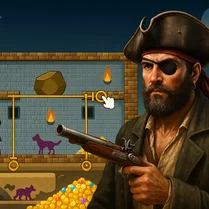 Play Puzzle: Get to the treasures