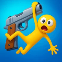 Play Ragdoll Gun Shooter! Cannon Spinner Playground - Free Math Game