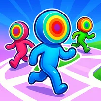 Play Rainbow Circle Boy - Jeu de mathématiques gratuit