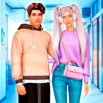 Play Rich College Couple Dress Up - Free Math Game