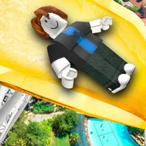 Play Robby: Slide Down the Water Slide