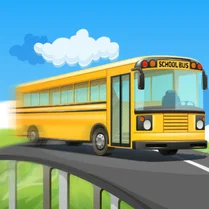 Play School Bus Racing - Free Math Game