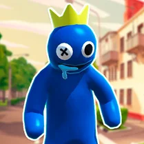 Play Shooter with Rainbow Friends 2. Defeat them! - Free Math Game