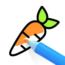 Play Simple Sketch! ASMR Art Coloring