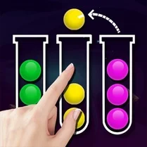 Play Sort Colored Balls Puzzle