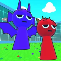 Play Sprunki 3D: Eat Up Everyone In The Arena