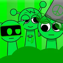 Play Sprunki GREEN MOD