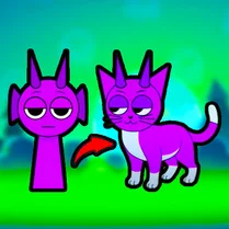 Play Sprunki: Merge Cats Sprunki