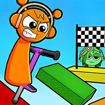 Play Sprunki Pogo Stick Obby 3D