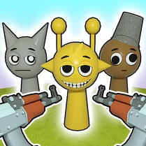 Play Sprunks 3D: Find and Destroy! - Free Math Game