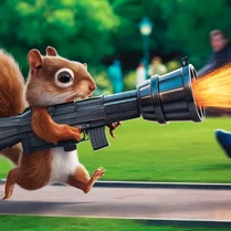 Play Squirrel with a gun!