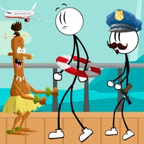Play Stick Escape from Plane and Ship - Free Math Game